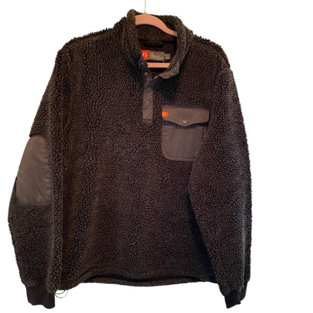 THE AMERICAN OUTDOORSMAN Sherpa Fleece Sweater Top Men’s M